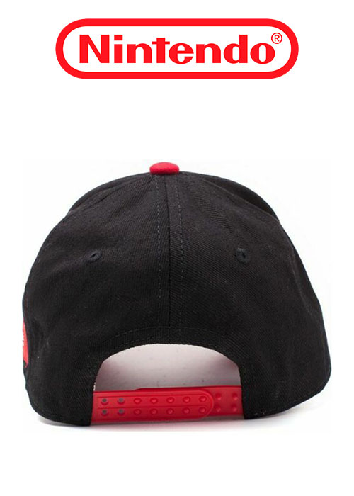 Nintendo - Super Mario Odyssey Black Curved Bill Cap