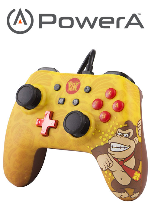 NS PowerA Wired Controller - Donkey Kong Edition