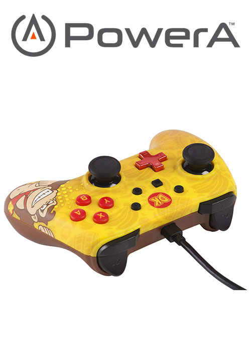 NS PowerA Wired Controller - Donkey Kong Edition