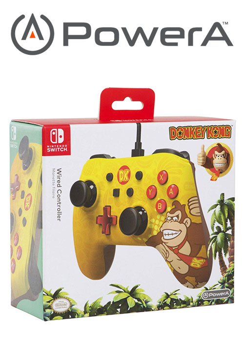 NS PowerA Wired Controller - Donkey Kong Edition