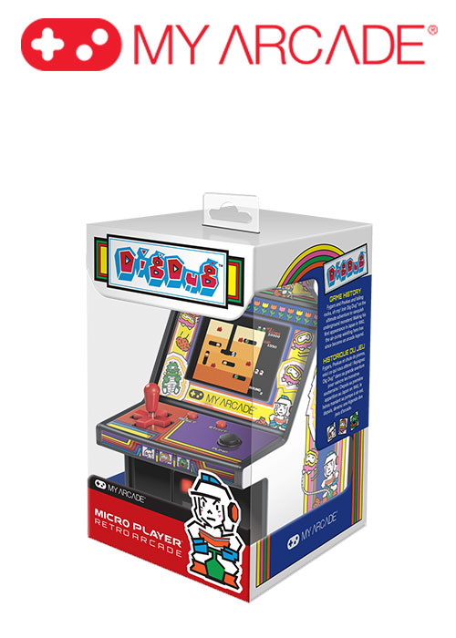 6.75" COLLECTIBLE RETRO DIG DUG MICRO PLAYER