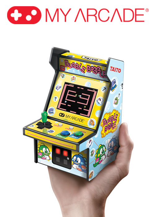 6.75" COLLECTIBLE RETRO BUBBLE BOBBLE MICRO PLAYER