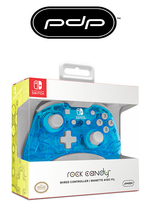 PDP NS ROCK CANDY MINI WIRED CONTROLLER BLUE