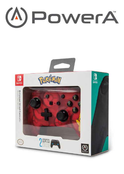 POWER A NS ENHANCED WIRED CONTROLLER POKEMON PIKACHU