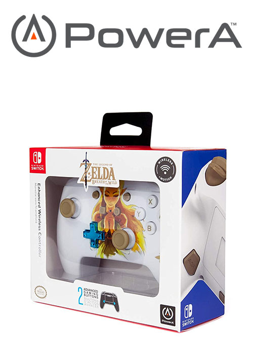 POWER A NS ENHANCED WIRELESS CONTROLLER LEGEND OF ZELDA:BREATH OF THE WILD EDITION