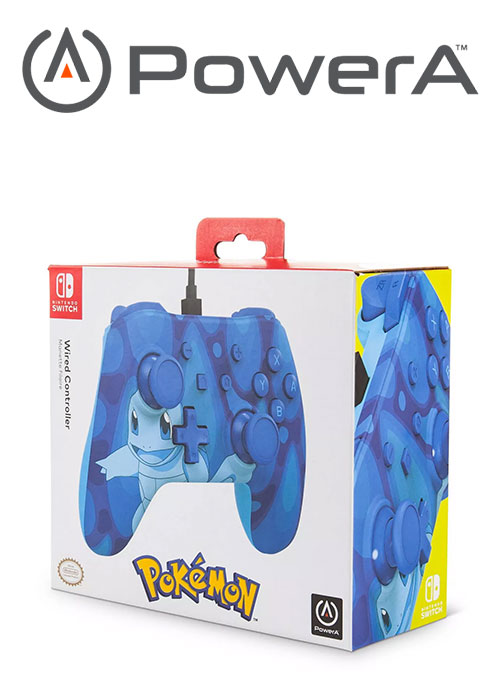 POWER A NS WIRED CONTROLLER POKEMON SQUIRTLE TORRENT