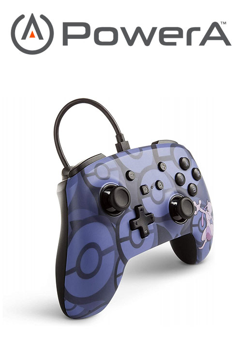 PowerA NS ENHANCED WIRED CONTROLLERS POKEMON MEWTWO EDITION