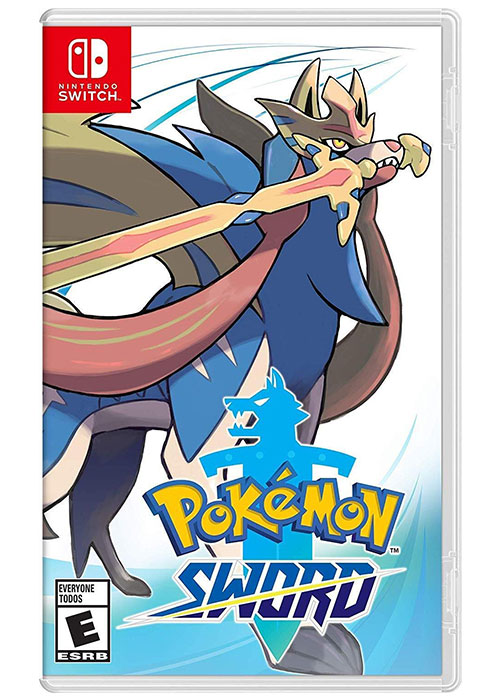 NS Console Lite Limited Edition Zacian and Zamazenta - Limited Edition + Pokemon SWORD NTSC