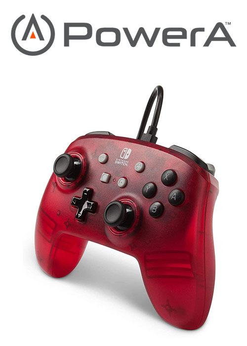 PowerA NS - Wired Controller Red Frost