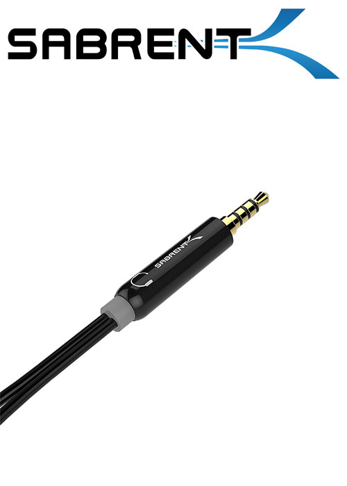 Sabrent 3.5mm Headset Splitter Adapter