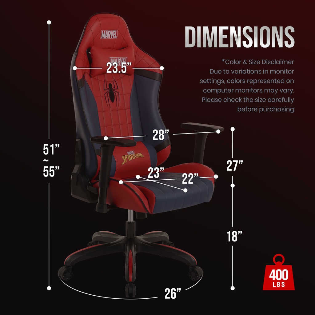 RAP - Licensed Marvel Super Premium Gaming Chair Series Spider-Man