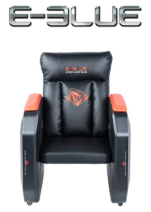 E-Blue Auroza Gaming Sofa with Movable Scroll Casters