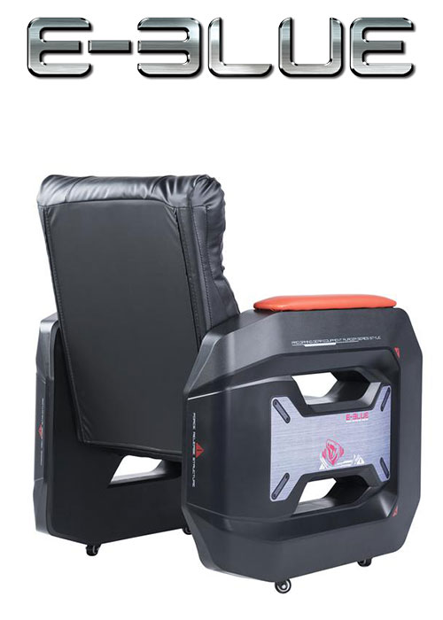 E-Blue Auroza Gaming Sofa with Movable Scroll Casters
