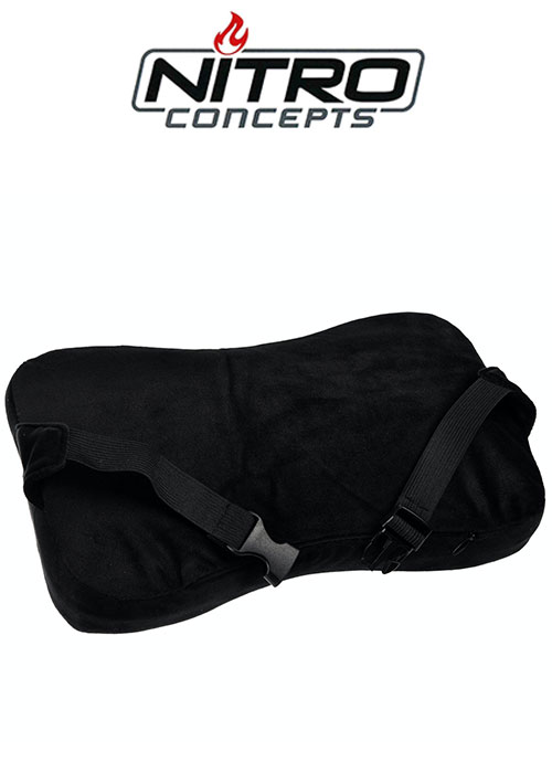 Nitro Concepts Memory Foam Pillow-Set black/red