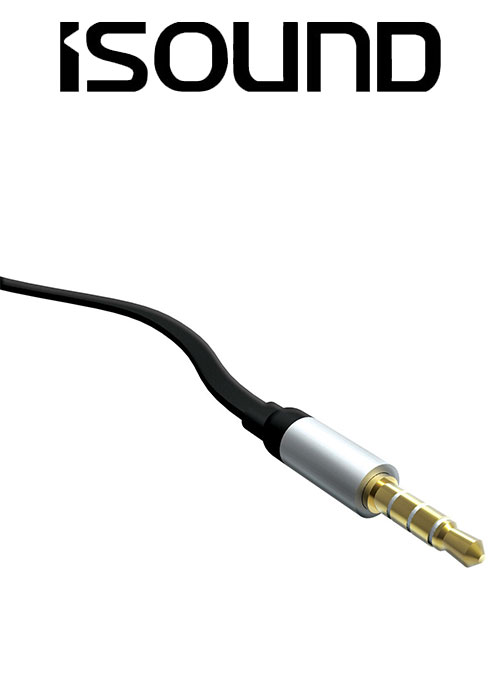 ISOUND AUDIO CABLE - BLACK