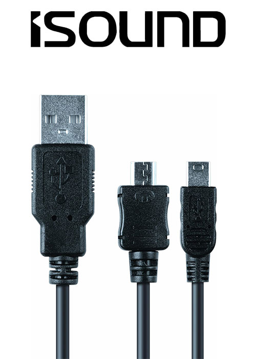 ISOUND 4 USB WALL CHARGER PRO - BLACK