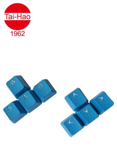 Tai-Hao 8-Keys Rubber Gaming Backlit-Keycap - Sky Blue