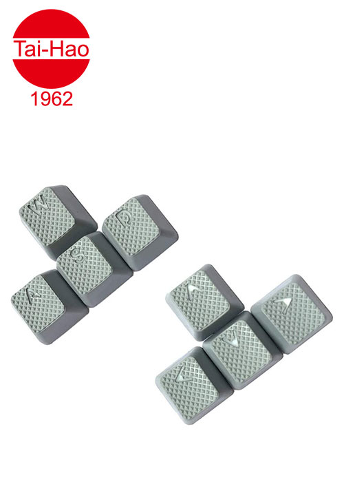 Tai-Hao 8-Keys Rubber Gaming Backlit-Keycap - Gray