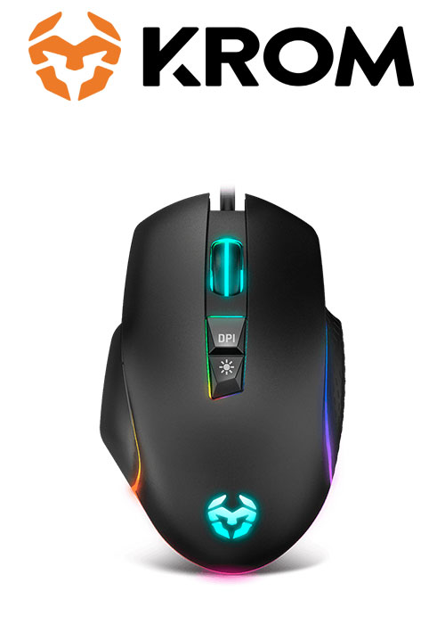 KROM KRITIC RGB Rainbow Gaming Kit