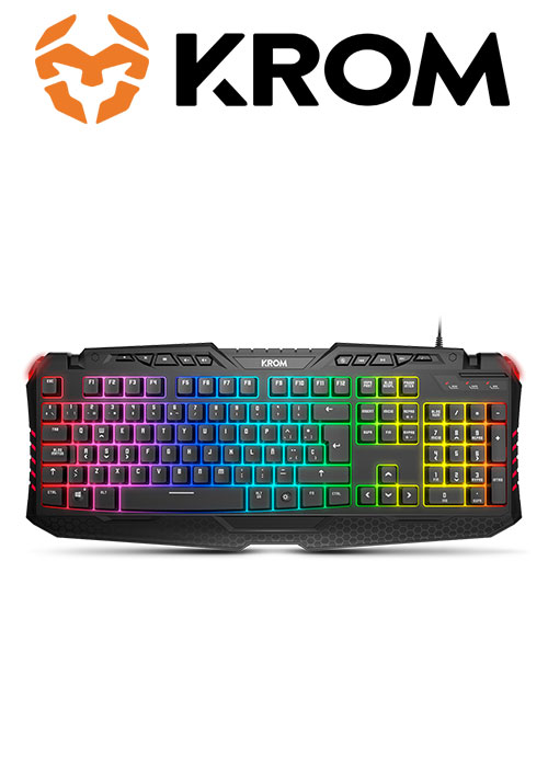 KROM KRITIC RGB Rainbow Gaming Kit