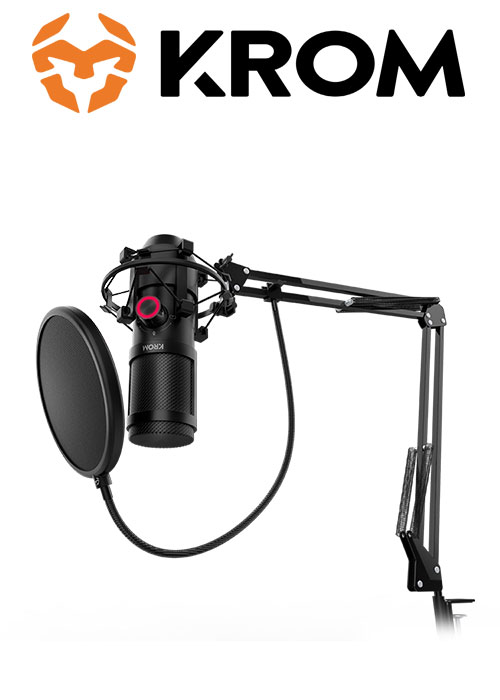 KROM KAPSULE HQ Streaming Microphone Kit