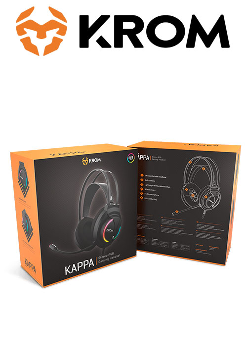 KROM KAPPA STEREO RGB GAMING HEADSET