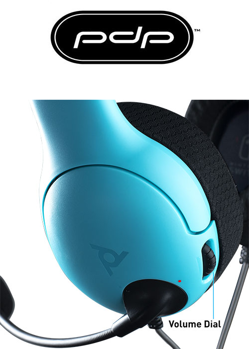 PDP NS LVL40 Wired Stereo Headset - Blue/Red