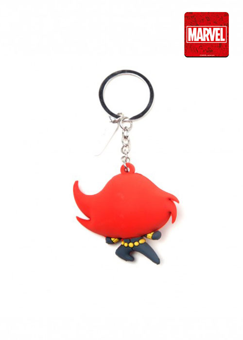 Marvel - Black Widow kawaii 3D Rubber Keychain