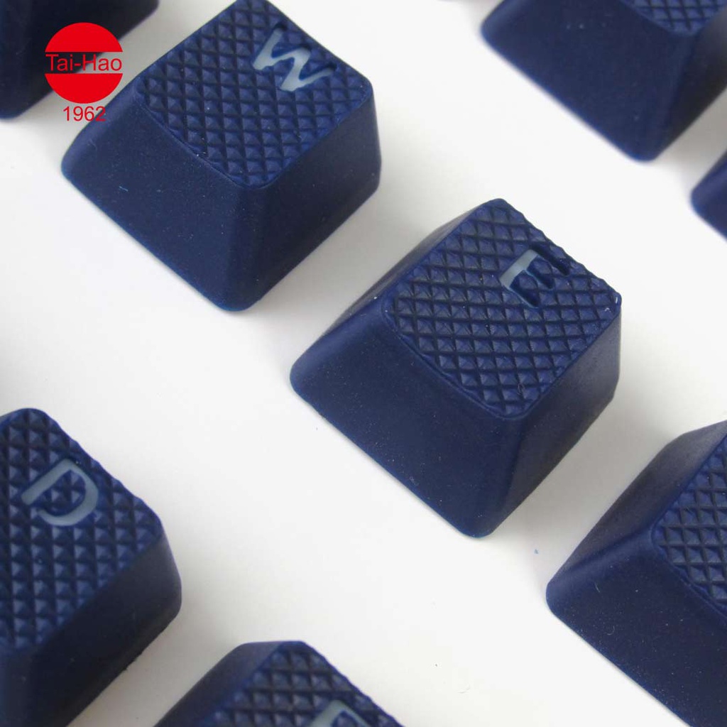 Tai-Hao 18-Keys TPR Backlit Double Shot Rubber-Keycap Set - Blue