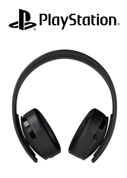 PS4 Headset Gold Wireless Stereo 2.0 Black V2 