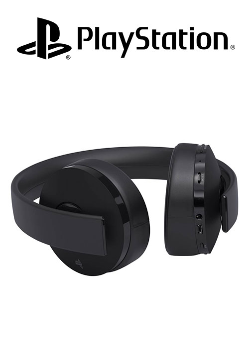 PS4 Headset Gold Wireless Stereo 2.0 Black V2 