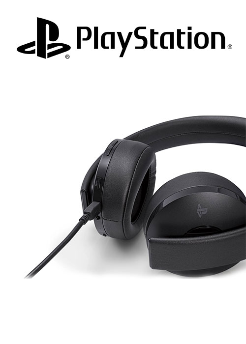 PS4 Headset Gold Wireless Stereo 2.0 Black V2 
