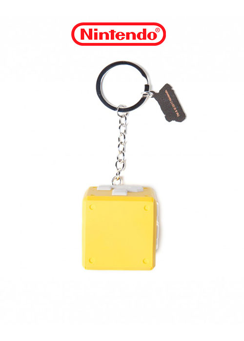Nintendo - Question Mark Box Rubber 3D Keychain