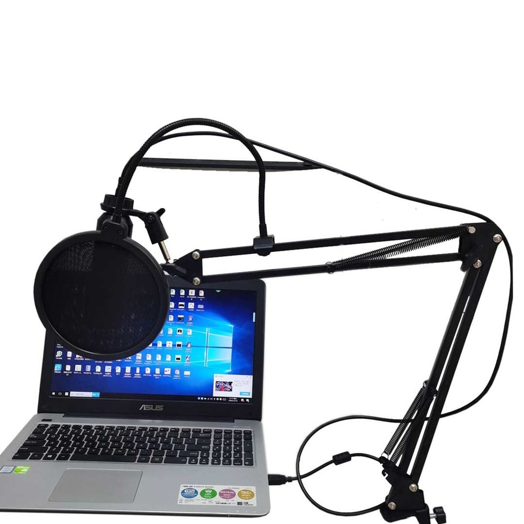Studio Microphone with Stand and POP Filter