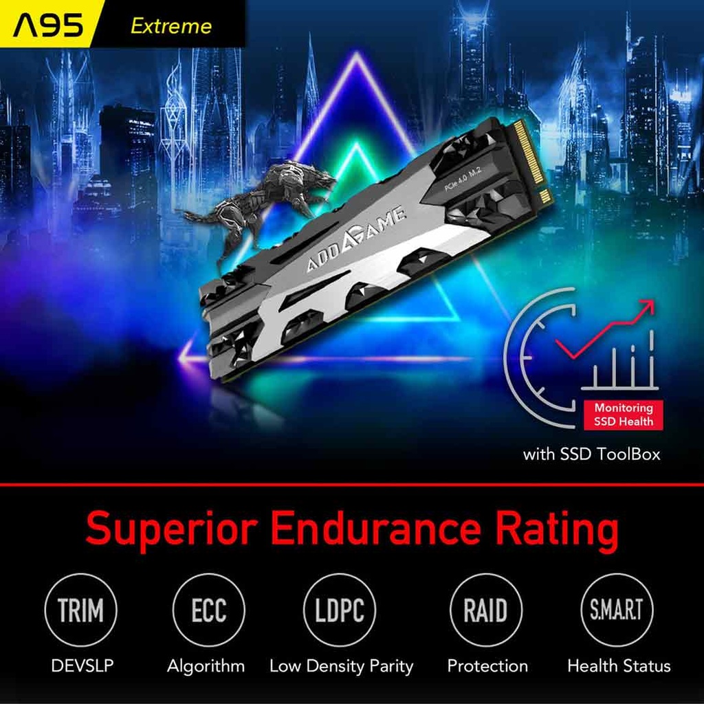 addlink A95 2TB With Heatsink / Support PS5