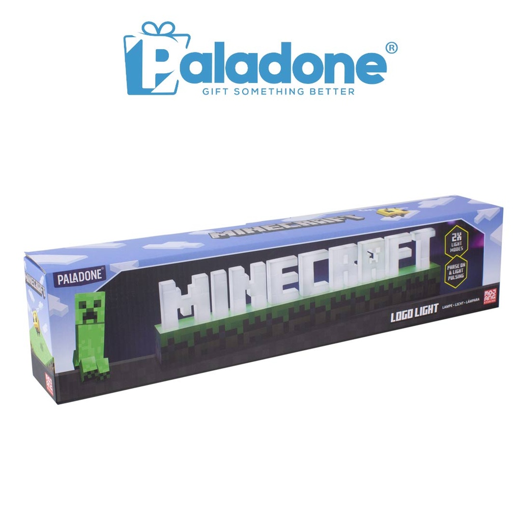 Paladone Minecraft Logo Light