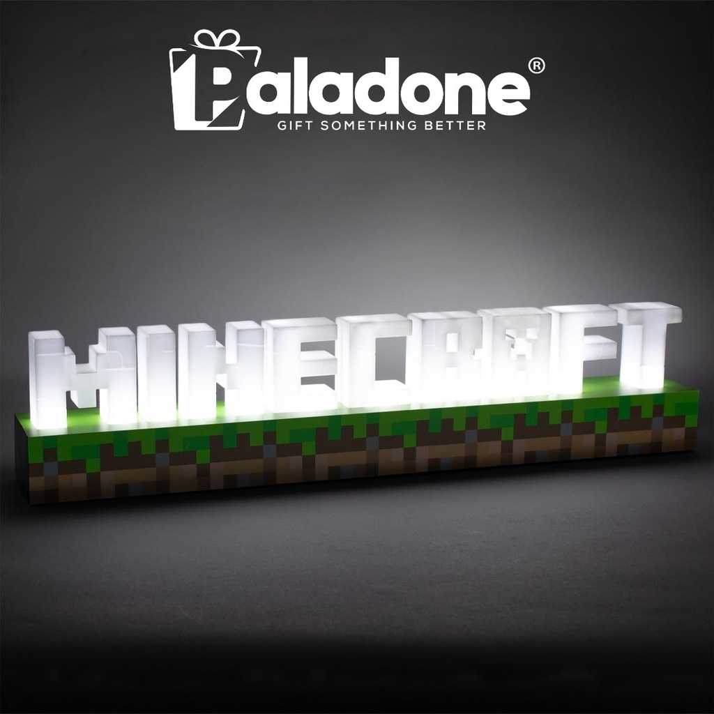 Paladone Minecraft Logo Light