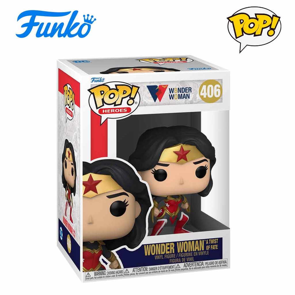 Funko Pop! Wonder Woman - Twist of Fate 80th Anniversary Vinyl Figure