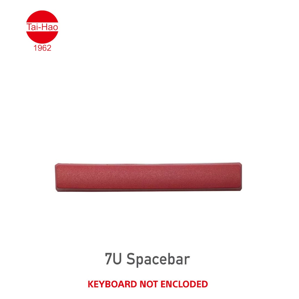 Tai-Hao 104-Keys PBT Double Shot -Keycap Set -Black & Red