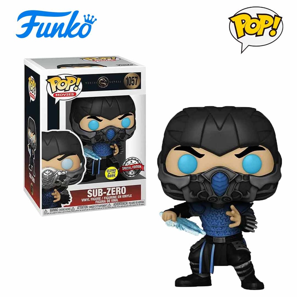 Funko Pop! Mortal Kombat: Sub-Zero 1057 Glow In The Dark Special Edition Figure