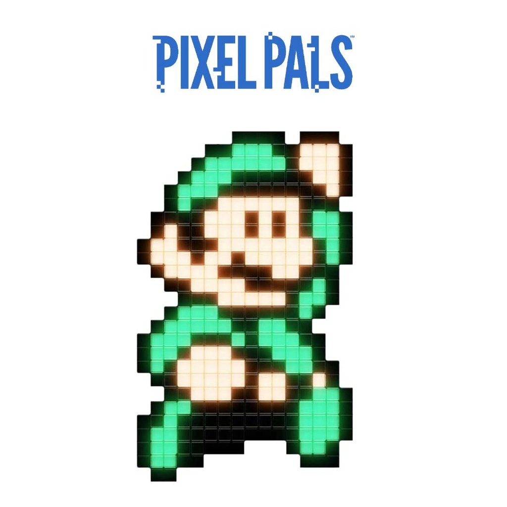 Pixel pals Luigi Super Mario Bros 3 Figure