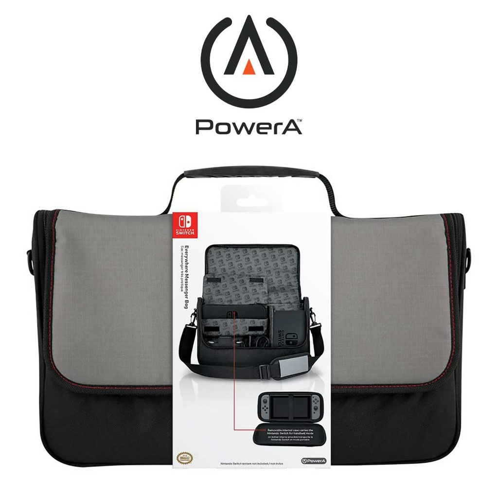 Power A Everywhere Messenger Bag - Black