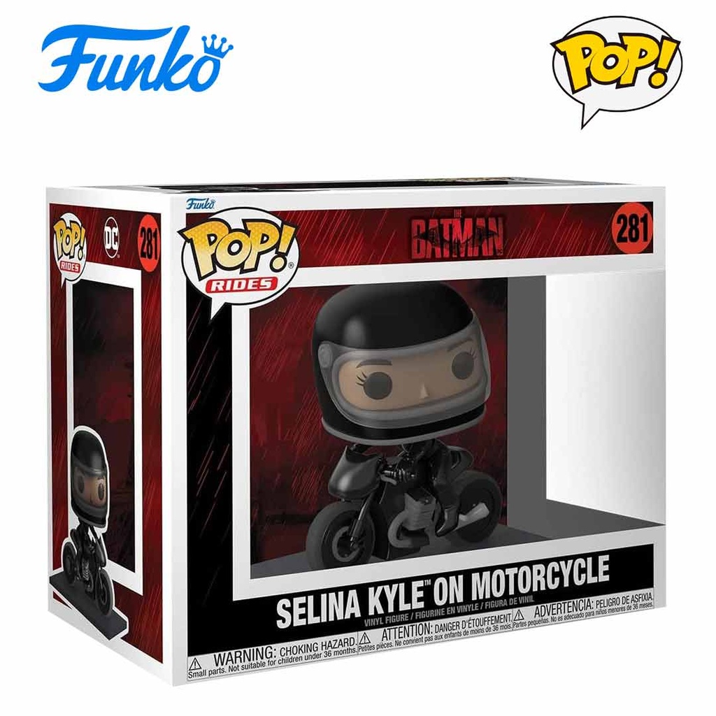 Funko POP! The Batman: Selina Kyle On Motorcycle 281 Figure