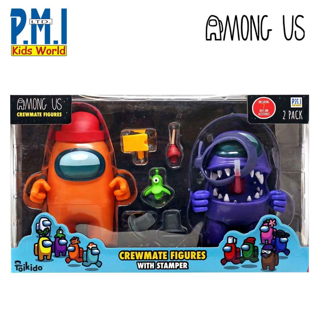 Among US Figure 11,5cm 2pz (Orange/Purple)