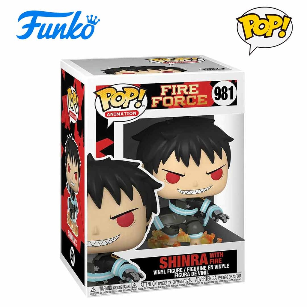 Funko POP! Fire Force Shinra with Fire Figure
