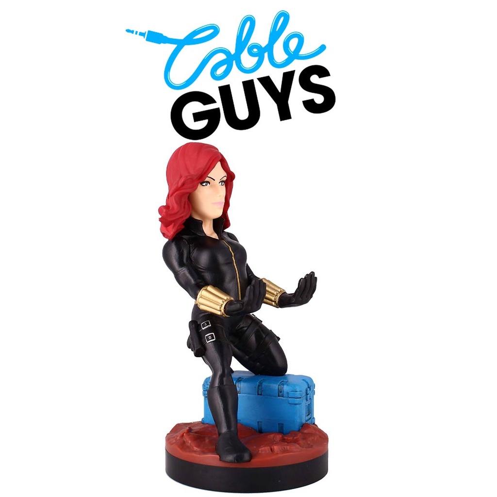 Cable Guys Device Holder - Black Widow Figure