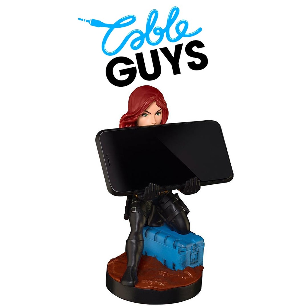 Cable Guys Device Holder - Black Widow Figure