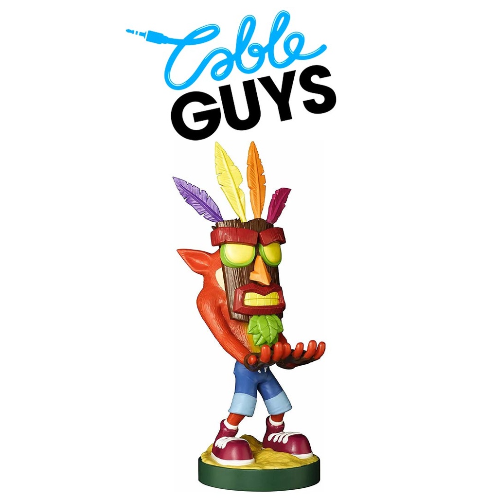 Cable Guys Device Holder - Crash Aku Aku Figure