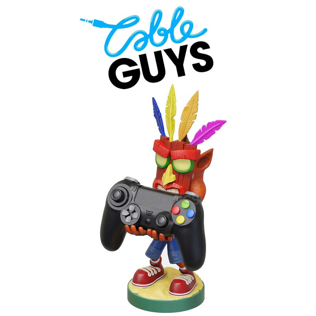 Cable Guys Device Holder - Crash Aku Aku Figure