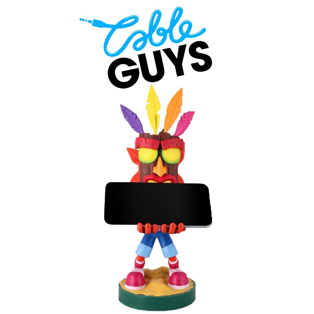Cable Guys Device Holder - Crash Aku Aku Figure